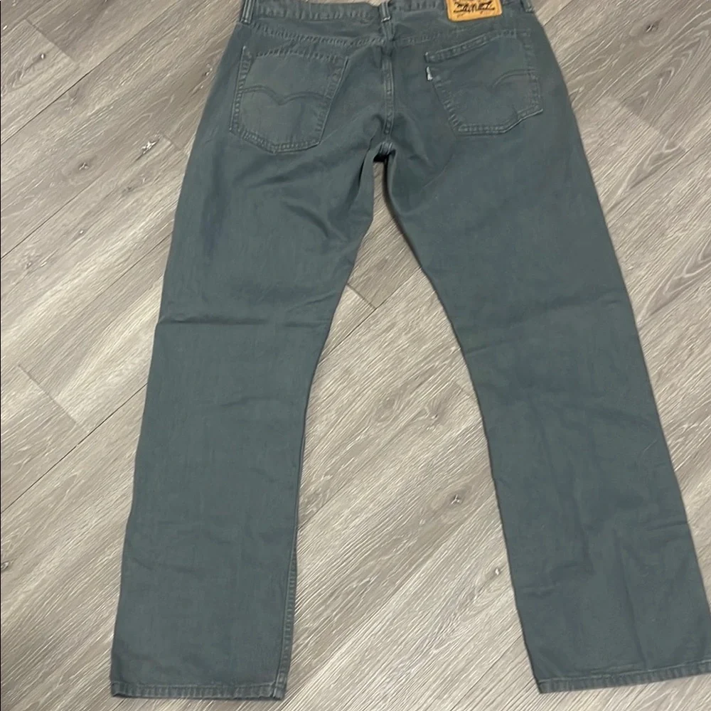 Levi's Green Straight Jeans Timeless Style